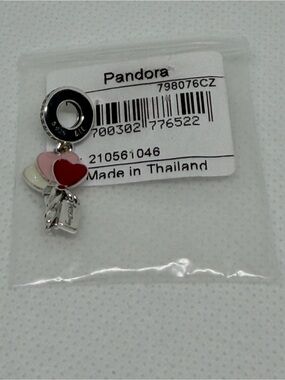 Pandora Heart, Balloons Dangle Charm - 798076CZ